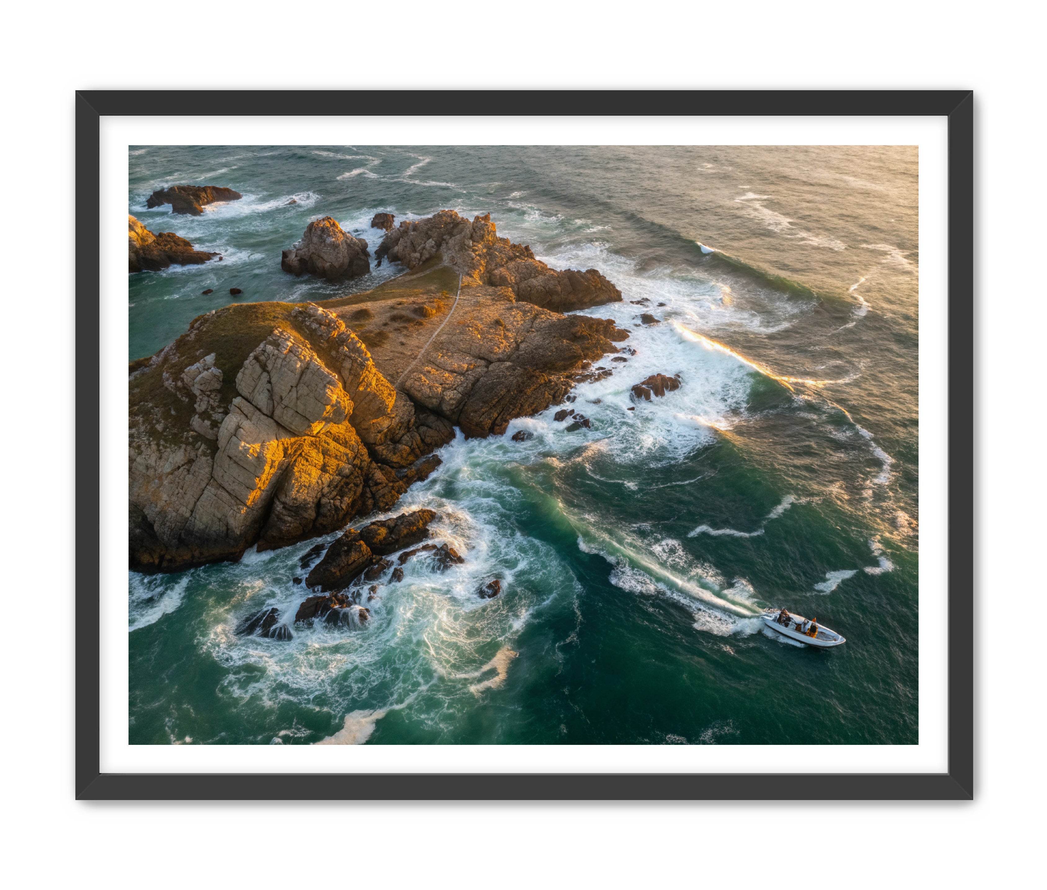 Apricus Prints Beaches 'Stone Haven' Apricus Art Collection