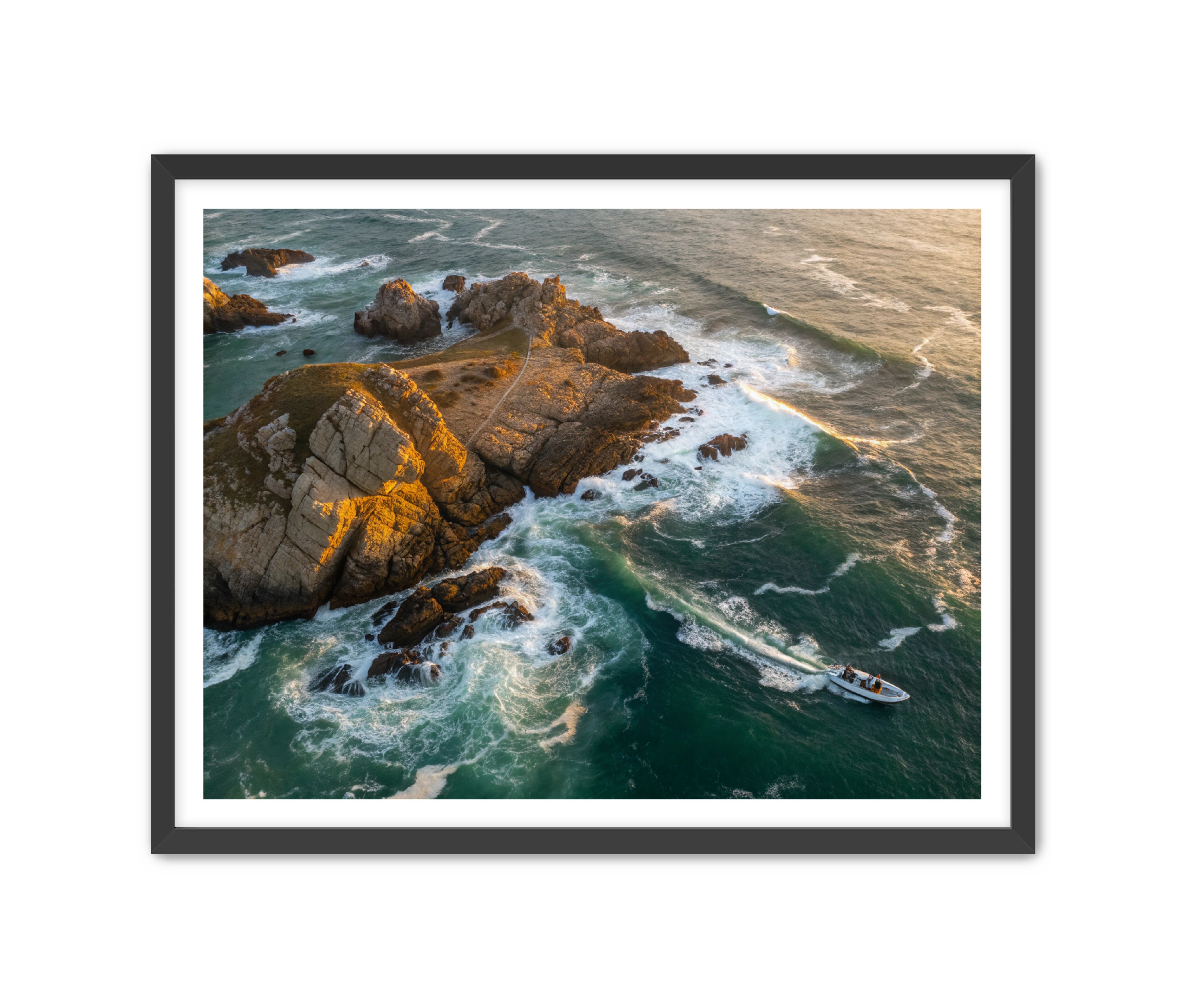 Apricus Prints Beaches 'Stone Haven' Apricus Art Collection