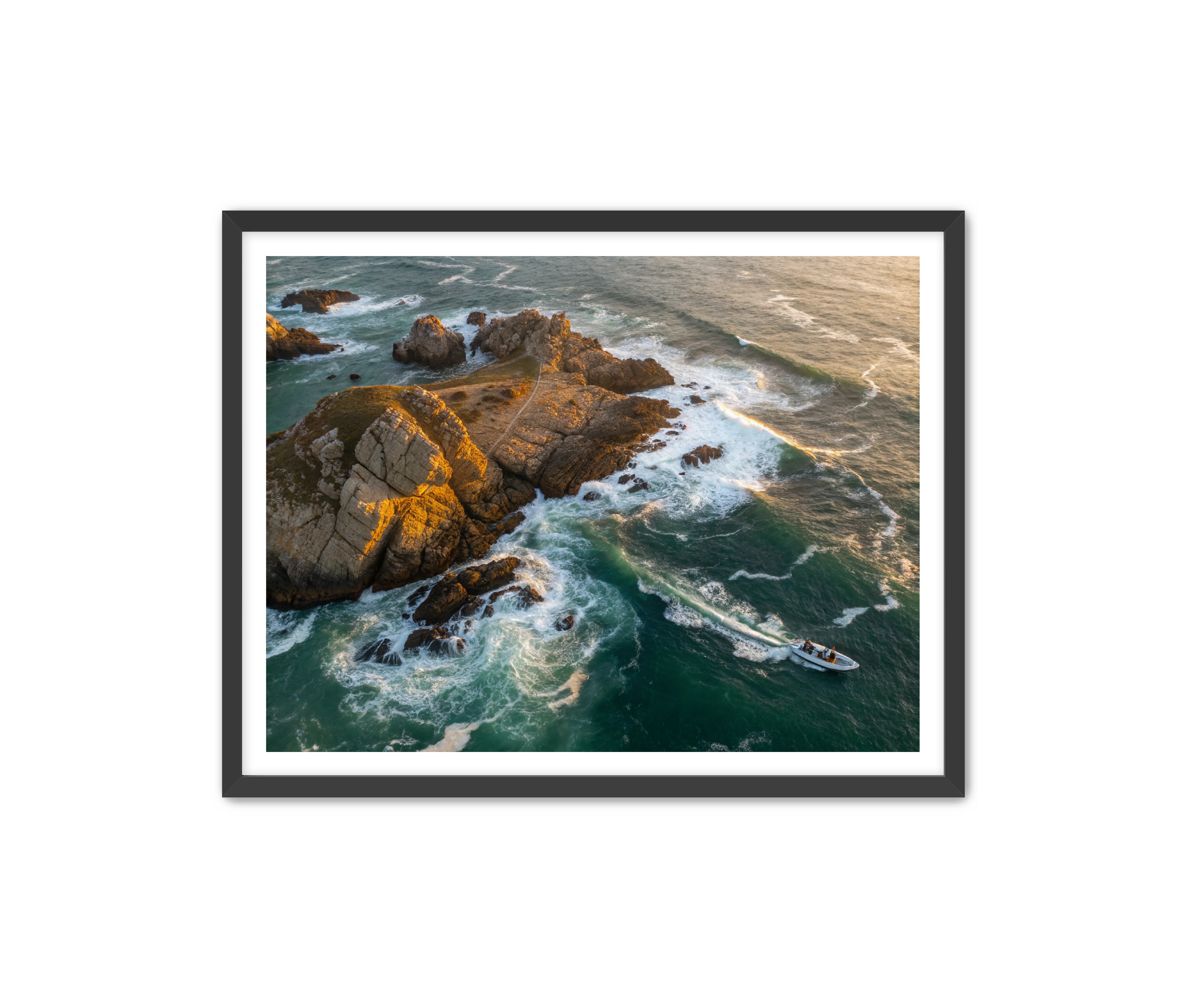 Apricus Prints Beaches 'Stone Haven' Apricus Art Collection