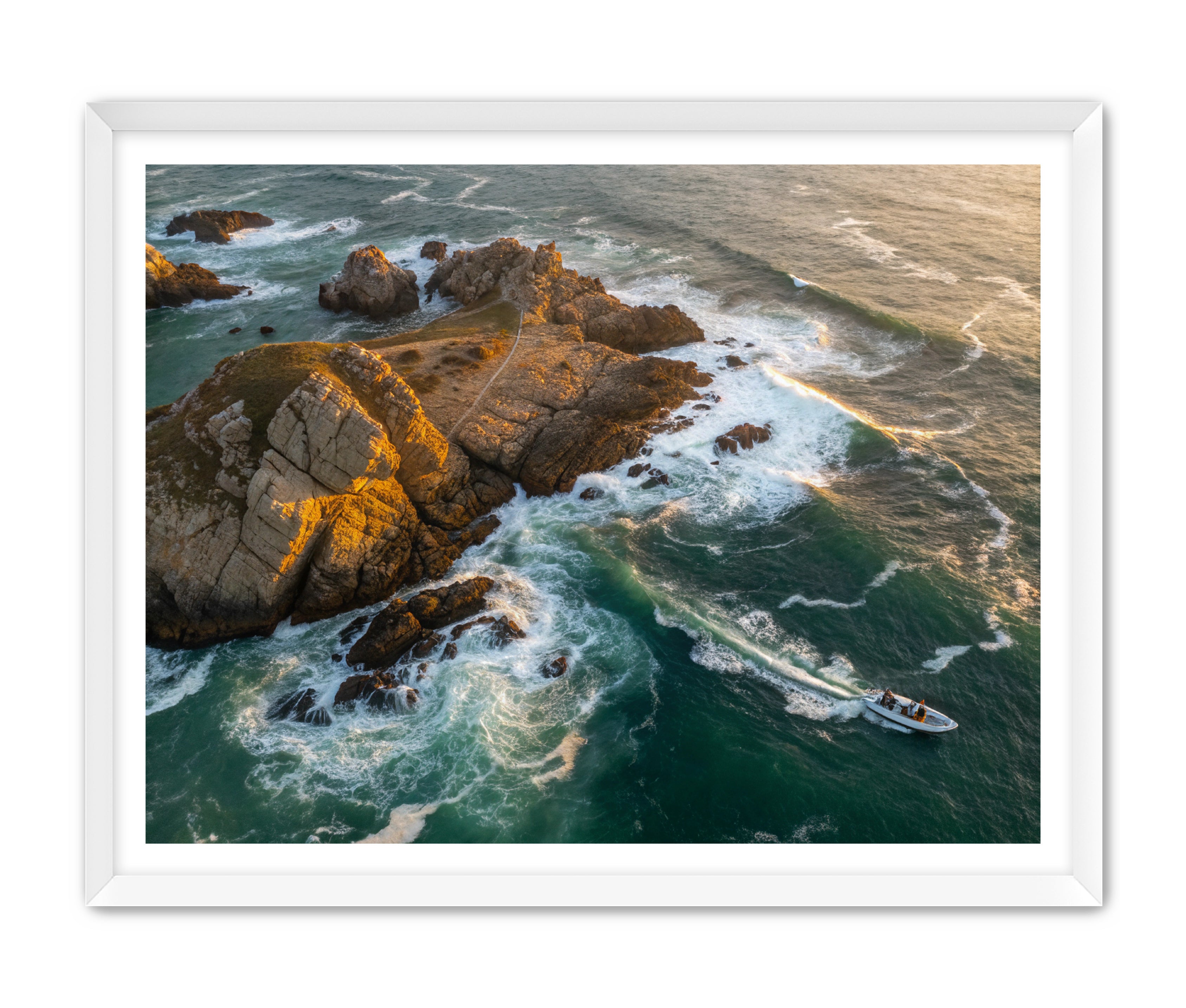 Apricus Prints Beaches 'Stone Haven' Apricus Art Collection