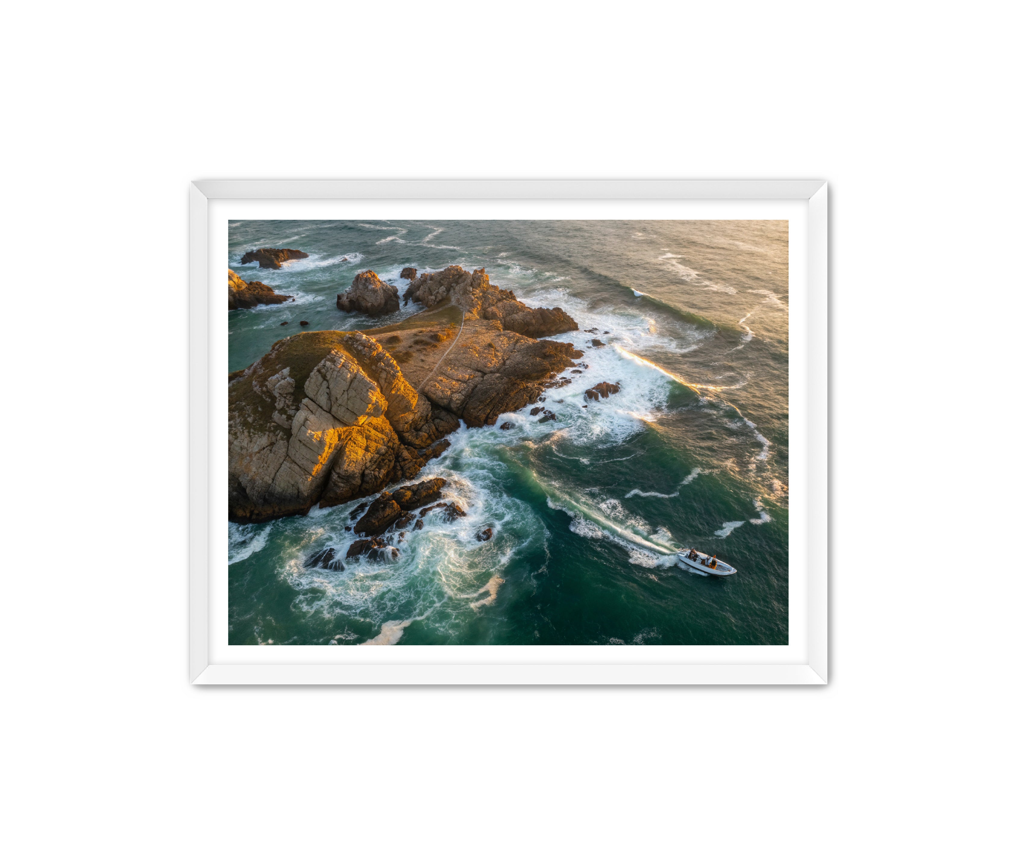 Apricus Prints Beaches 'Stone Haven' Apricus Art Collection