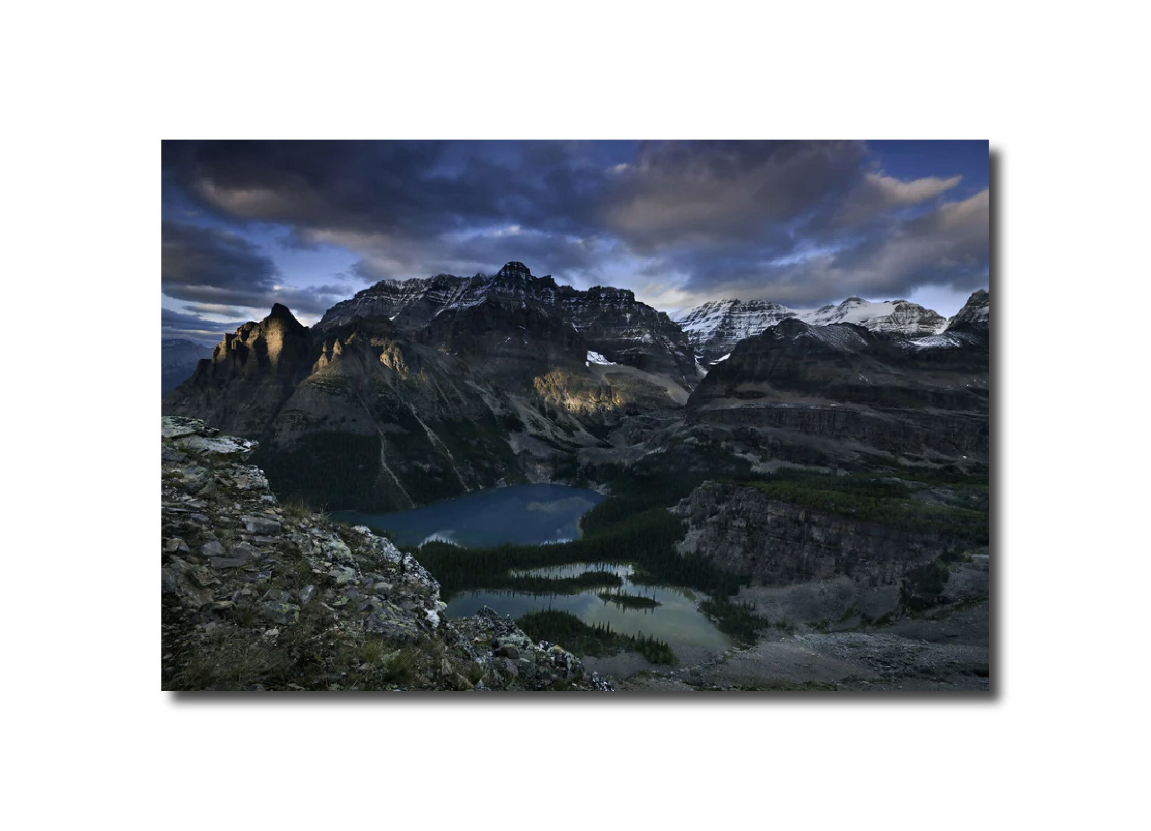 Landscape Photography Sunset, Lake O'Hara, from All Souls Prospect, Yoho National Park, Canada Peter Essick