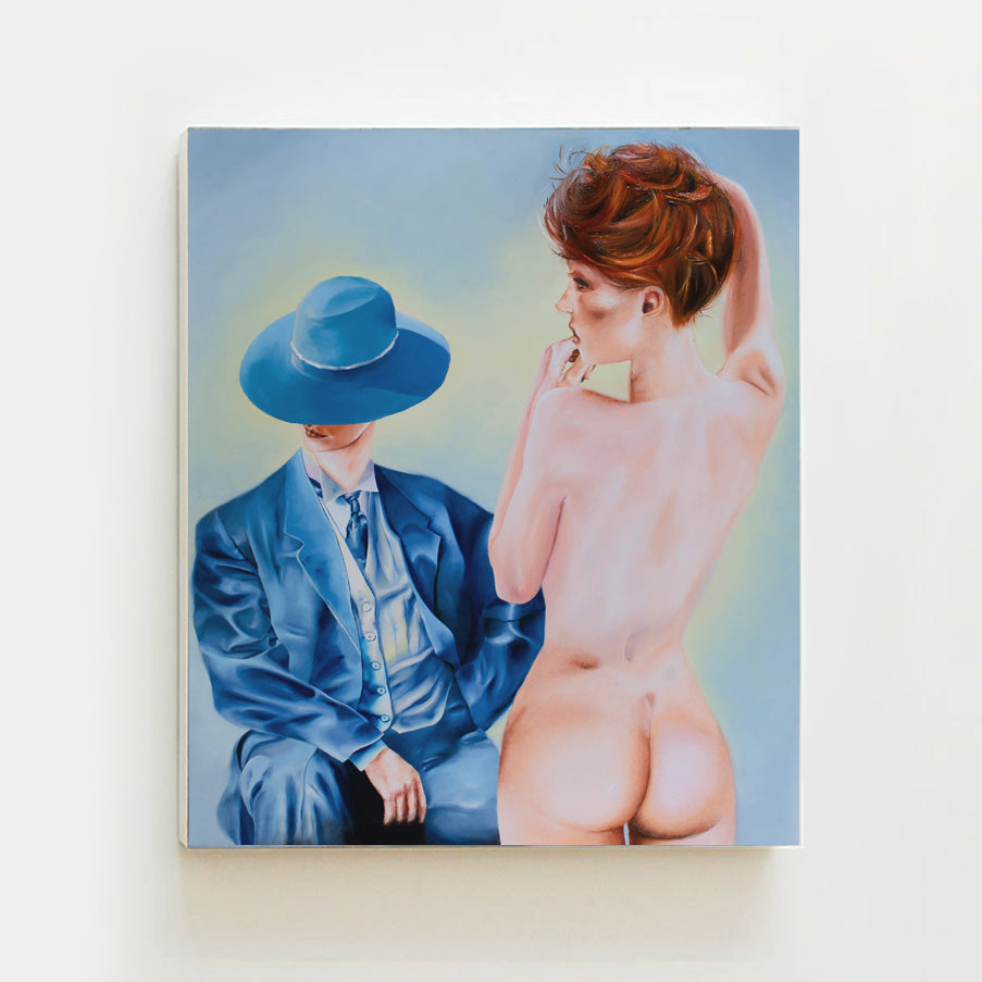 The charming secret of a woman wearing a suit