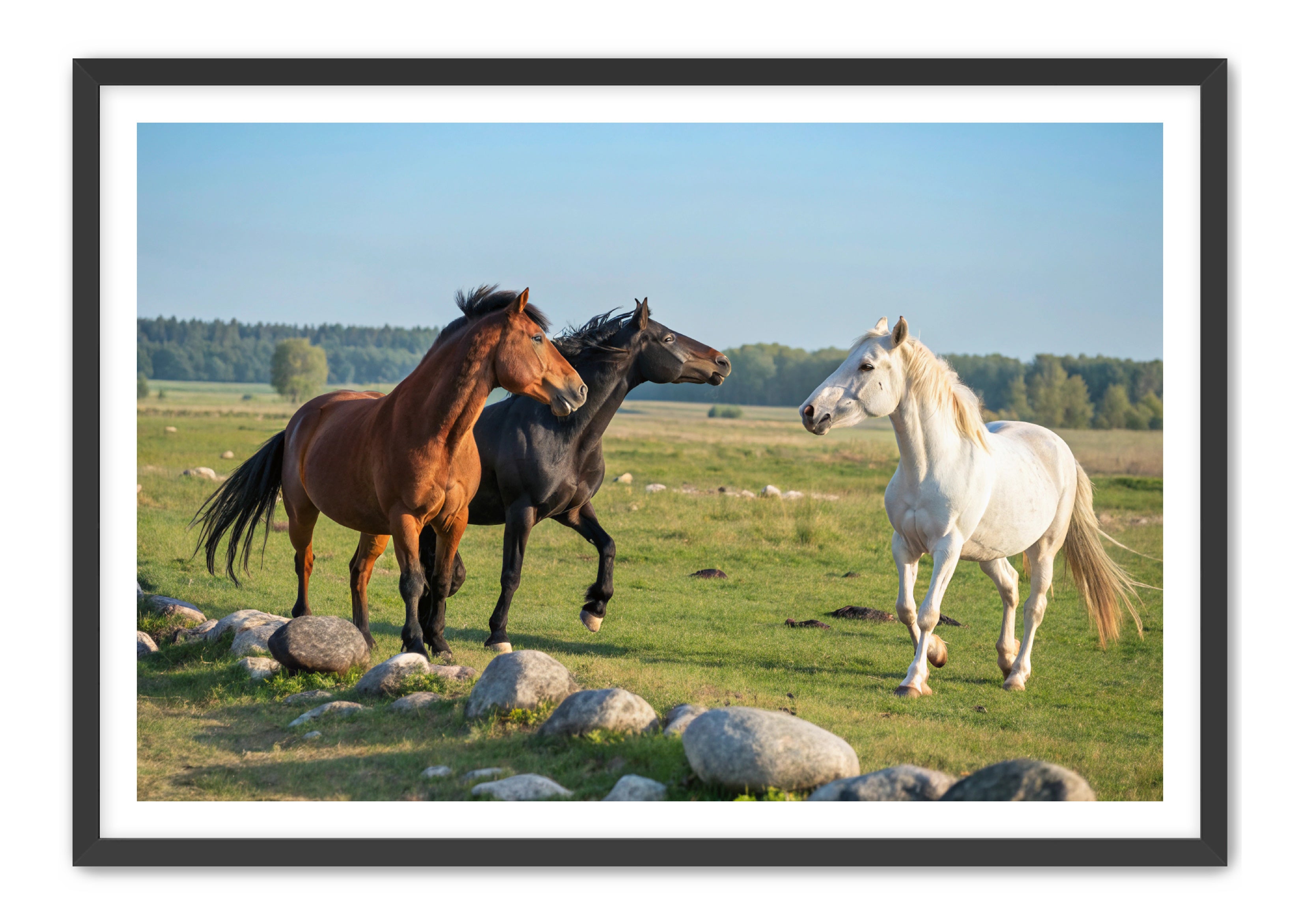 Apricus Prints Vaquero 'Trio of The Field' Apricus Art Collection