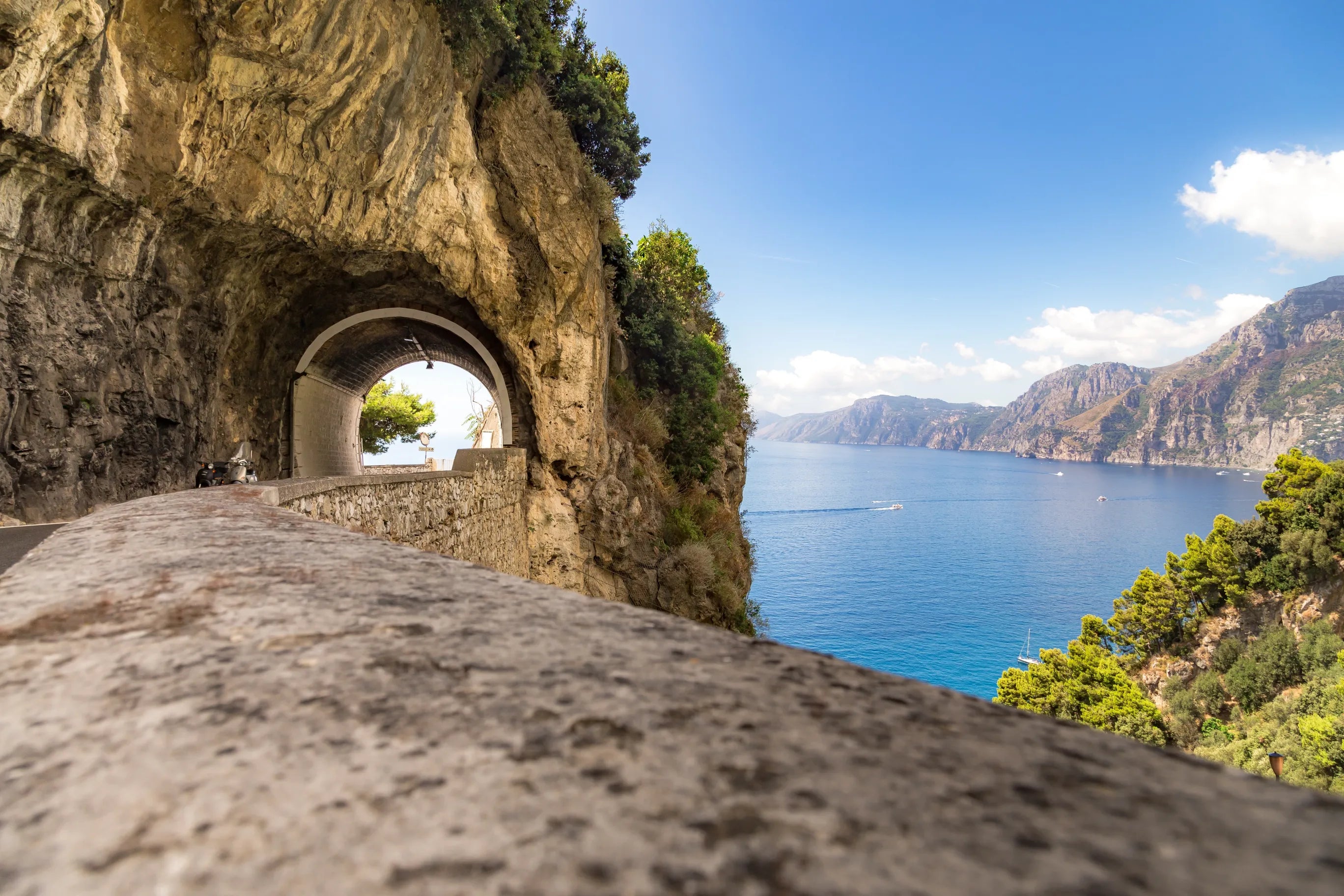 Horizontal photography 'TUNNEL TRANQUILITY' Apricus Art Collection