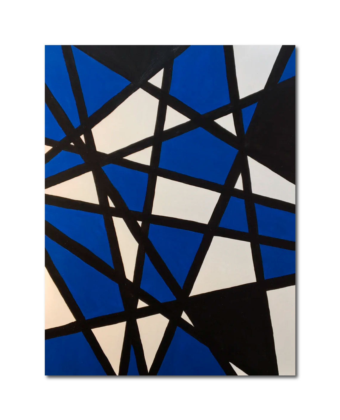 'UNTITLED IN BLUE' - Acrylic on Hardboard Panel