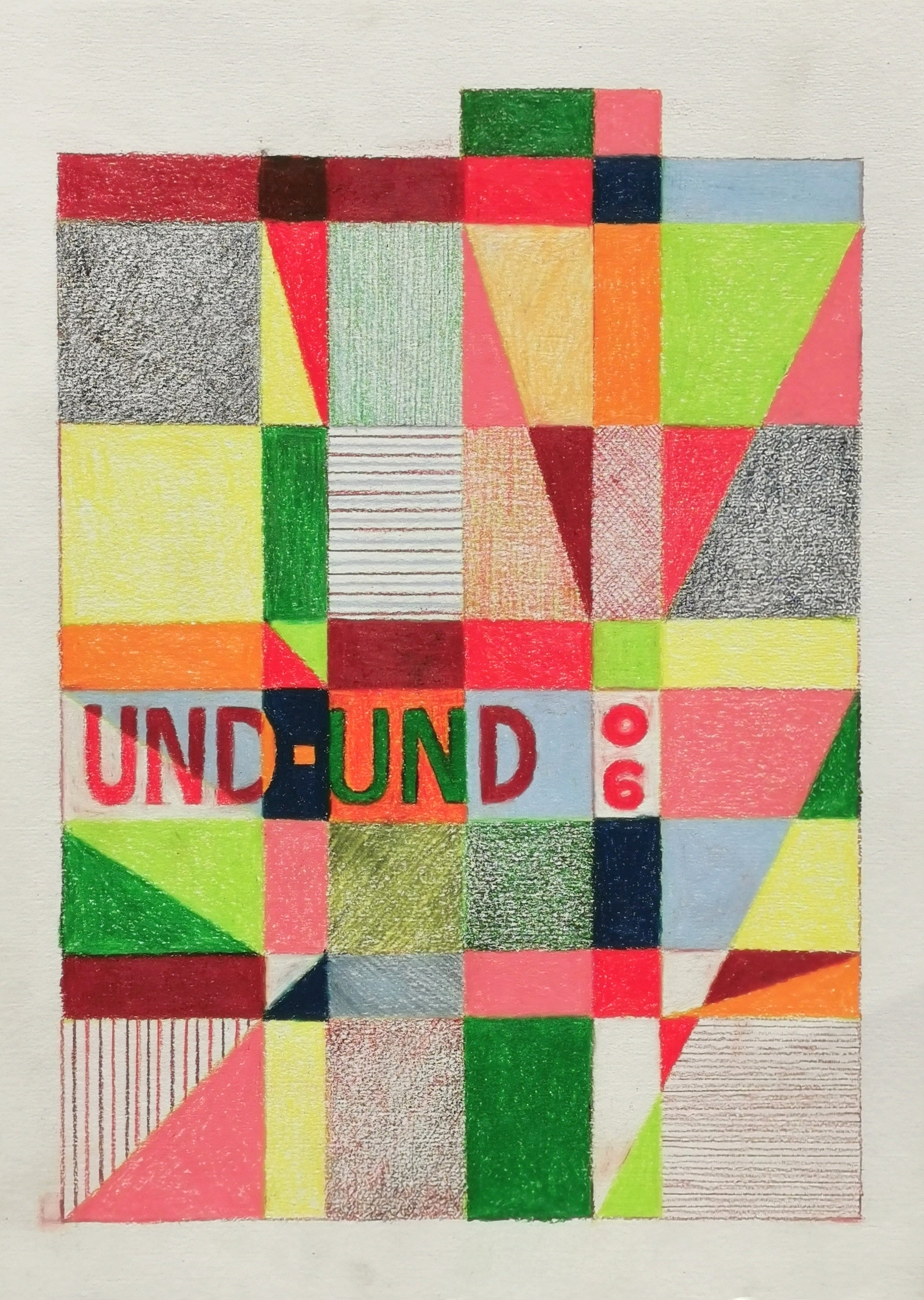 'UND - UND 06' - Colored Pencil on Paper
