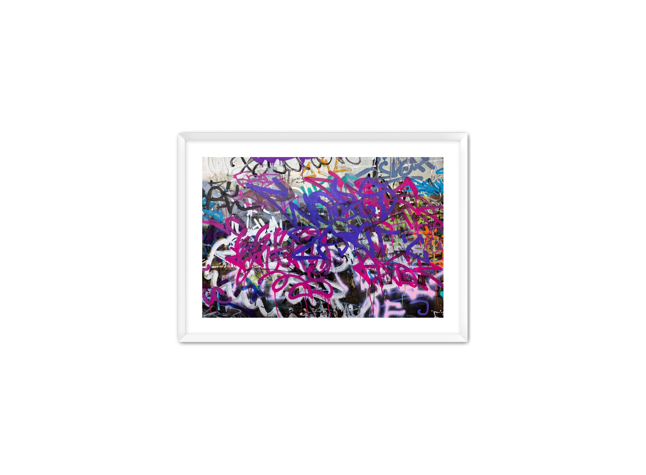 Horizontal Pop Art 'VIVID VIBES' Apricus Art Collection