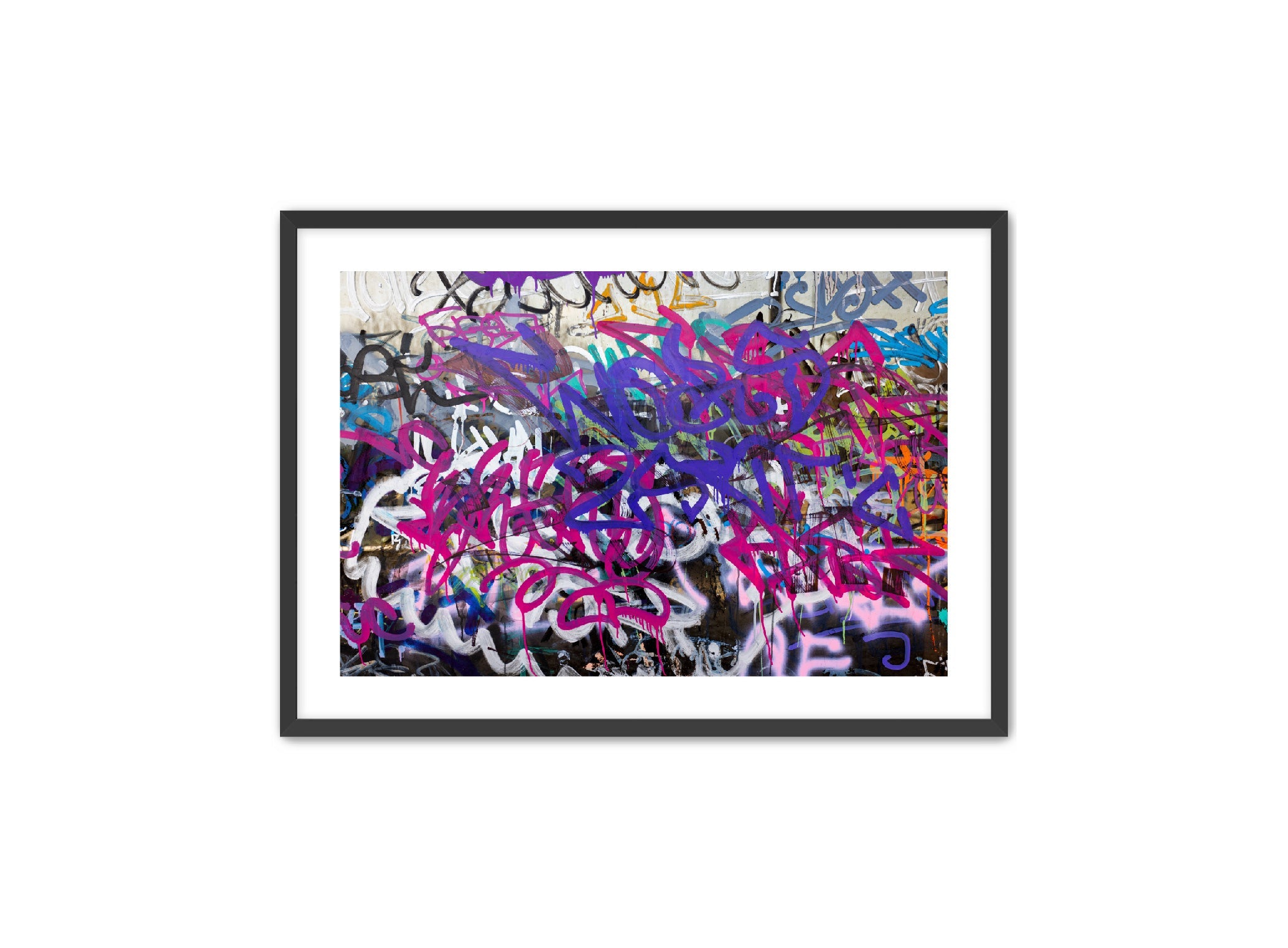 Horizontal Pop Art 'VIVID VIBES' Apricus Art Collection