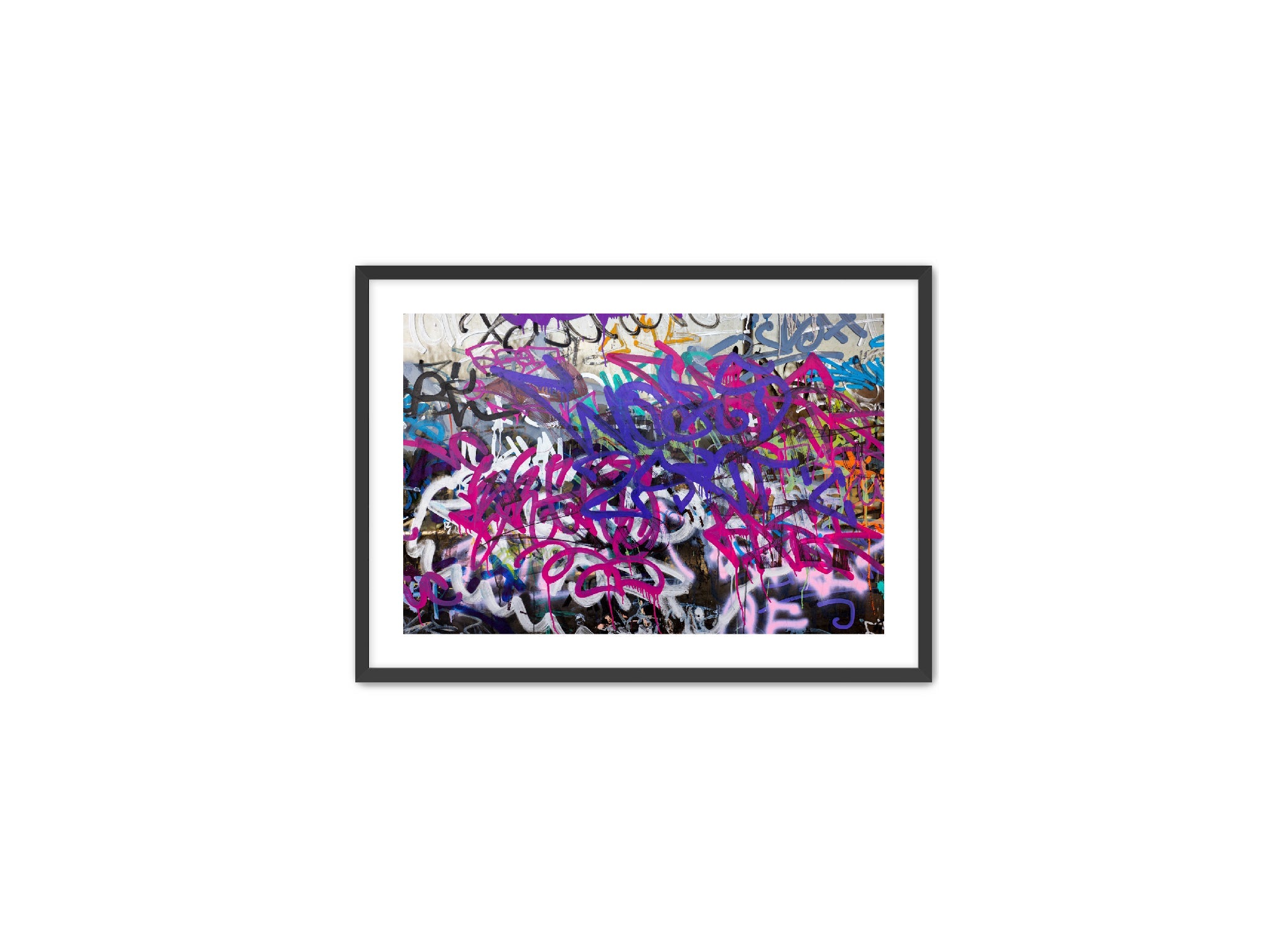 Horizontal Pop Art 'VIVID VIBES' Apricus Art Collection