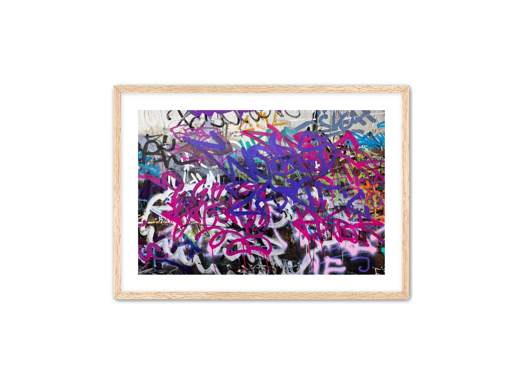 Horizontal Pop Art 'VIVID VIBES' Apricus Art Collection