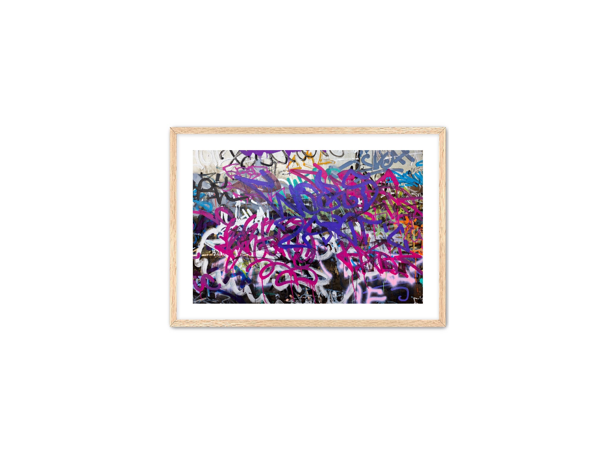 Horizontal Pop Art 'VIVID VIBES' Apricus Art Collection