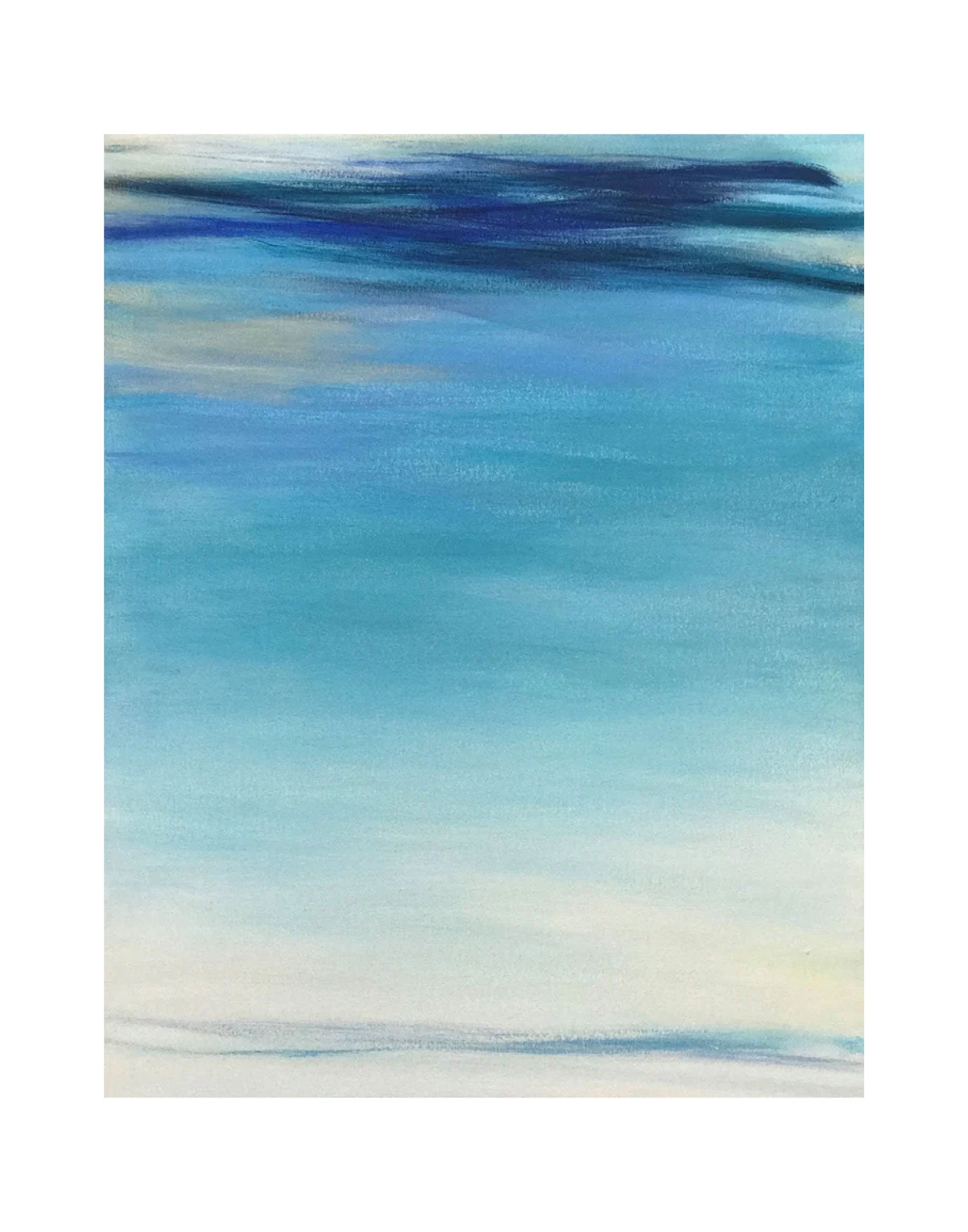 'WAVES #55' oil on canvas