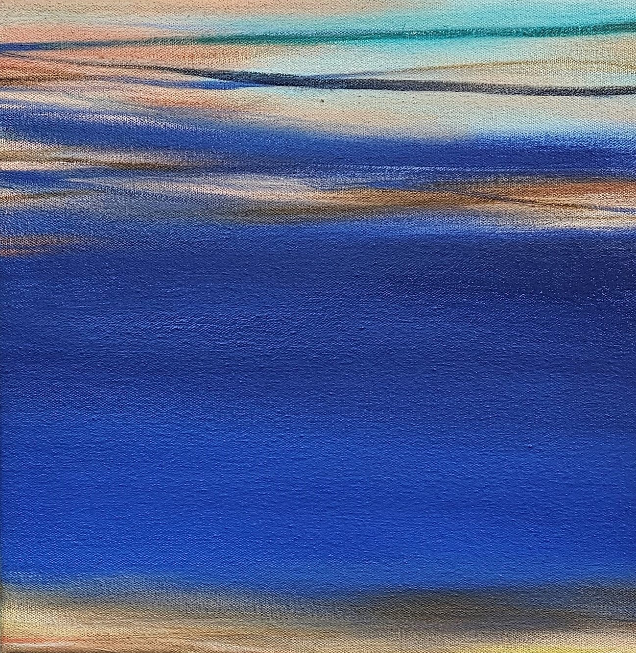 'WAVES' oil on canvas