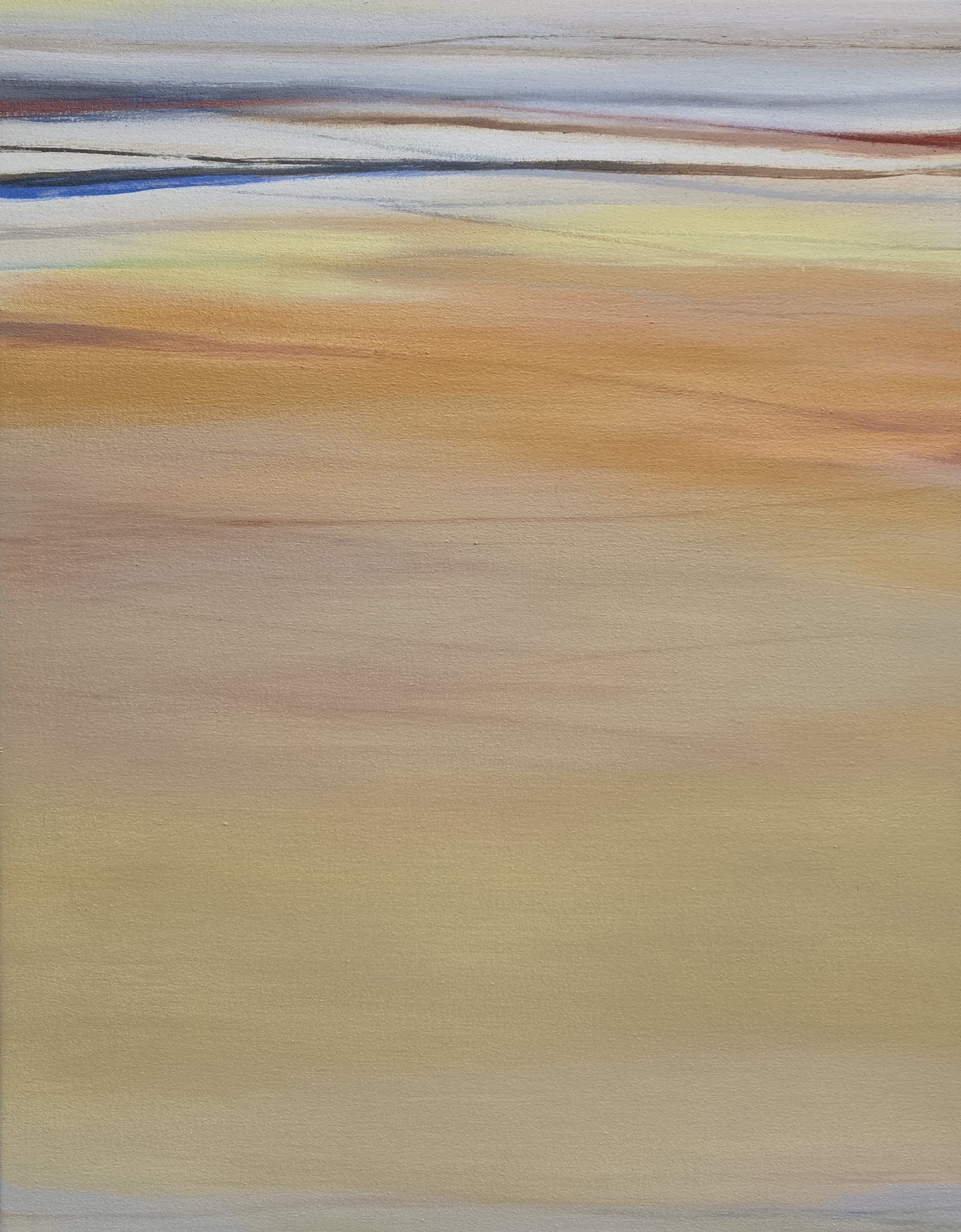 Abstract Oil 'WAVES #105' oil on canvas Robert Melzmuf