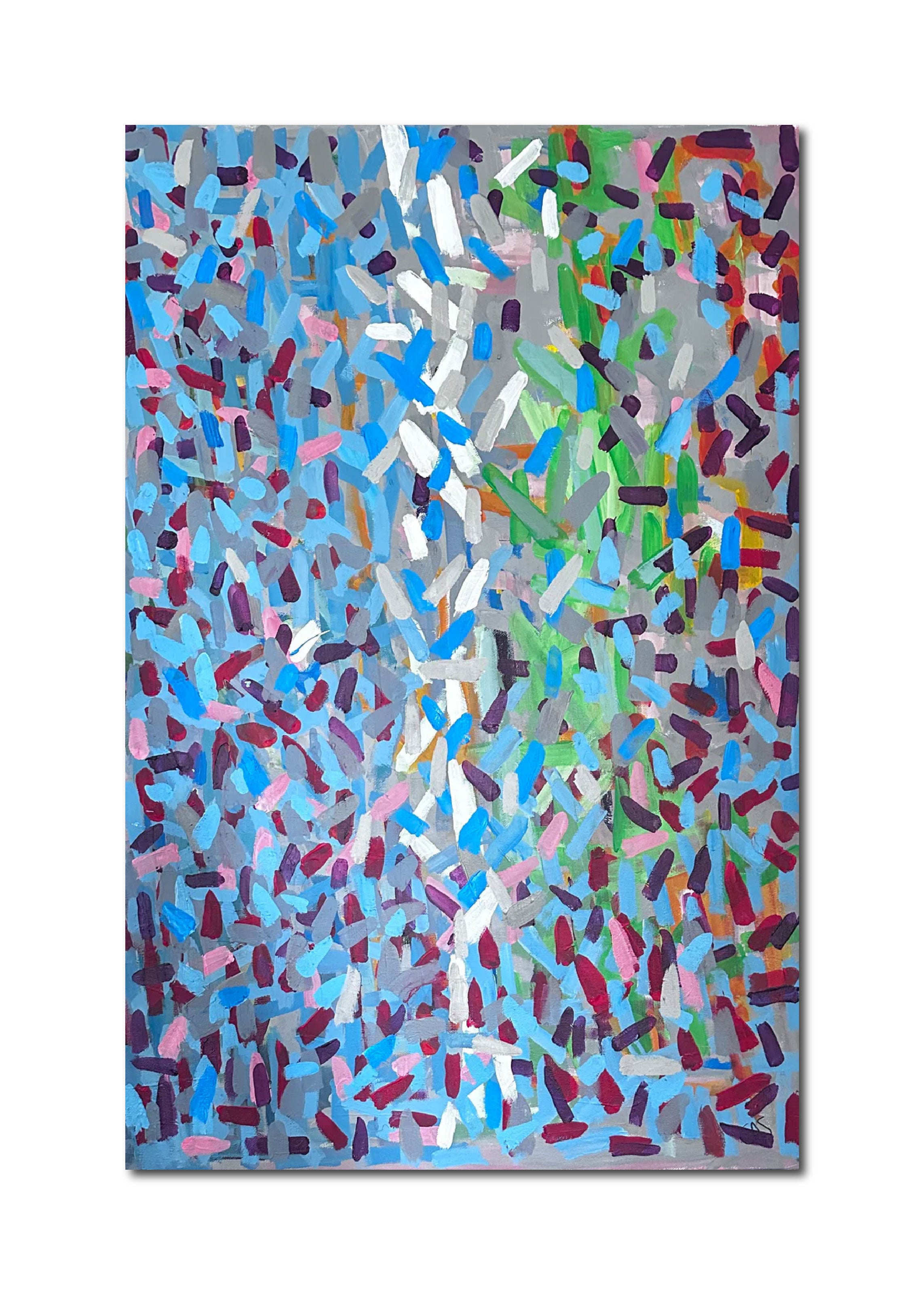 'FRESH START' - Acrylic on canvas (Cradled 1 3/4”)