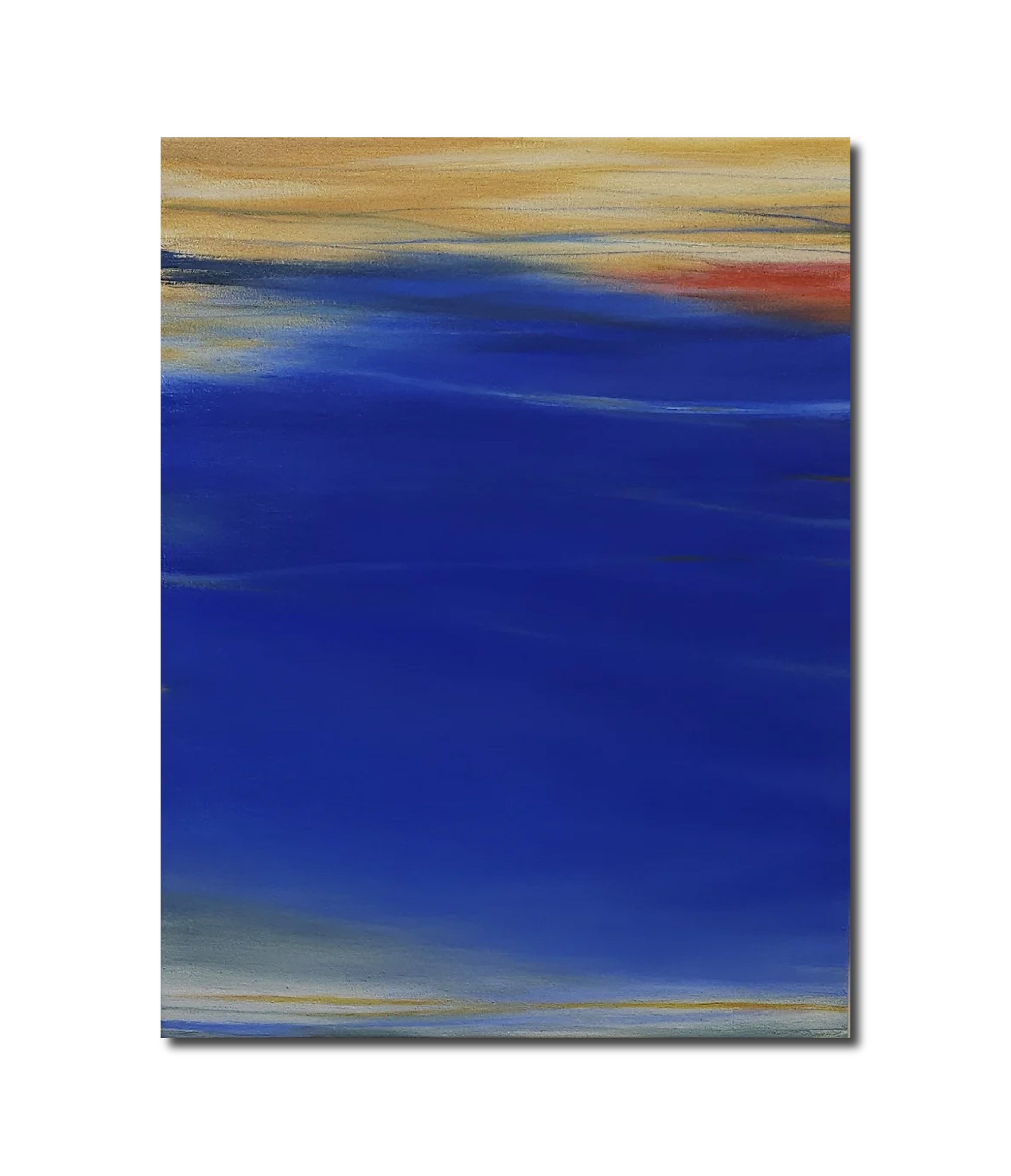 Abstract Oil 'WAVES #99' oil on canvas Robert Melzmuf