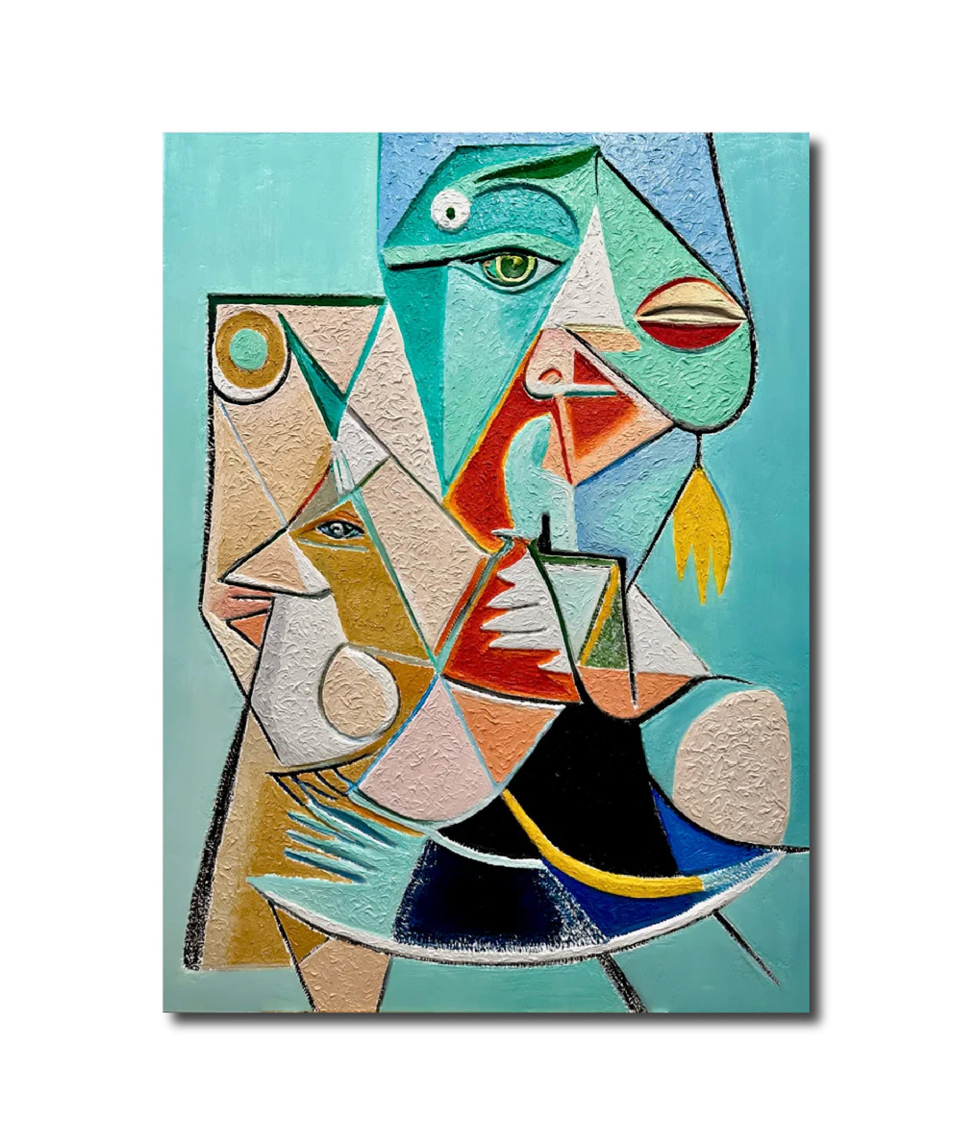 Cubism 'MAYAIMI' - Oil Painting Politics