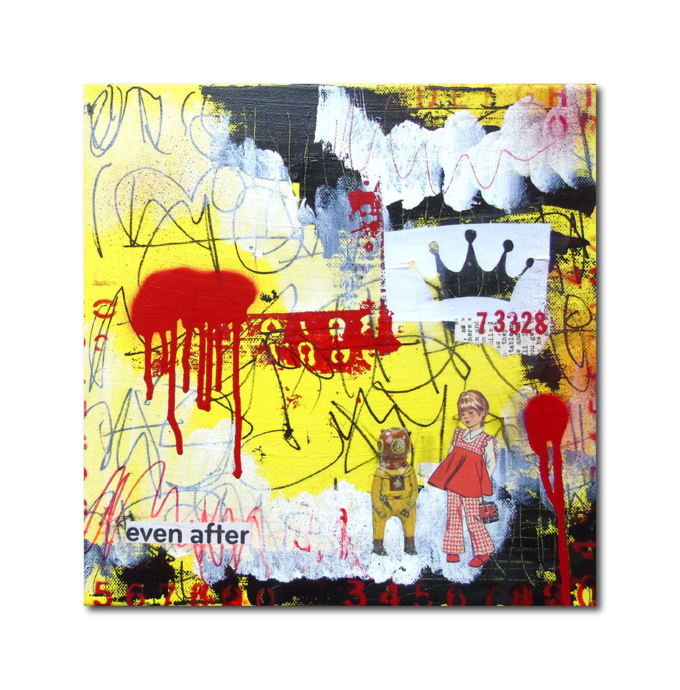 'EVEN AFTER' - Mixed media on canvas