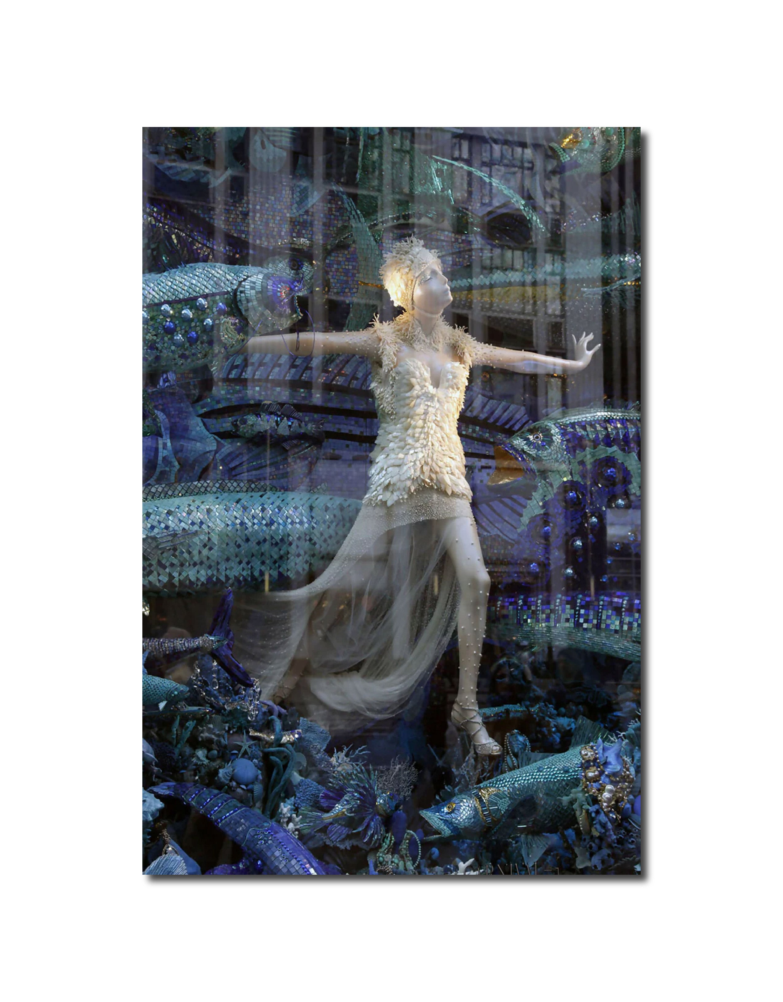 Abstract Cityscape Collage Contemporary Design Figurative Surrealist Visionary Window Dressing Untitled #3 Joel DeGrand