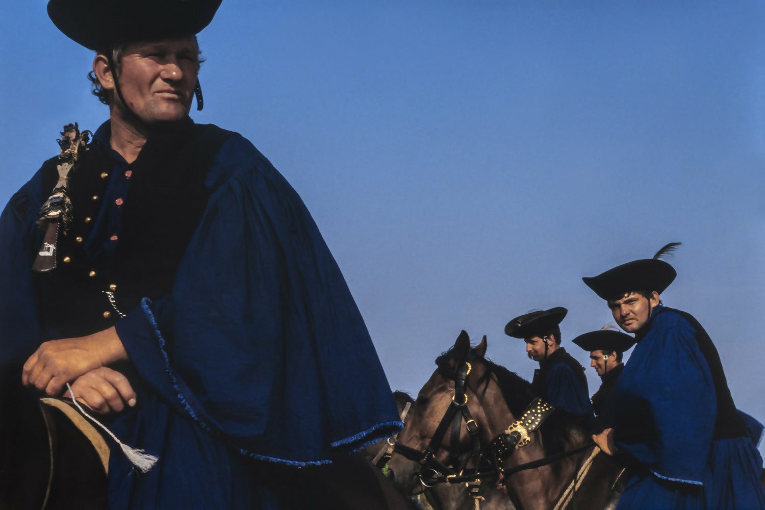 Photography Csikos rounding up horses on the Puszia, Hortobagy, Hungary Peter Essick