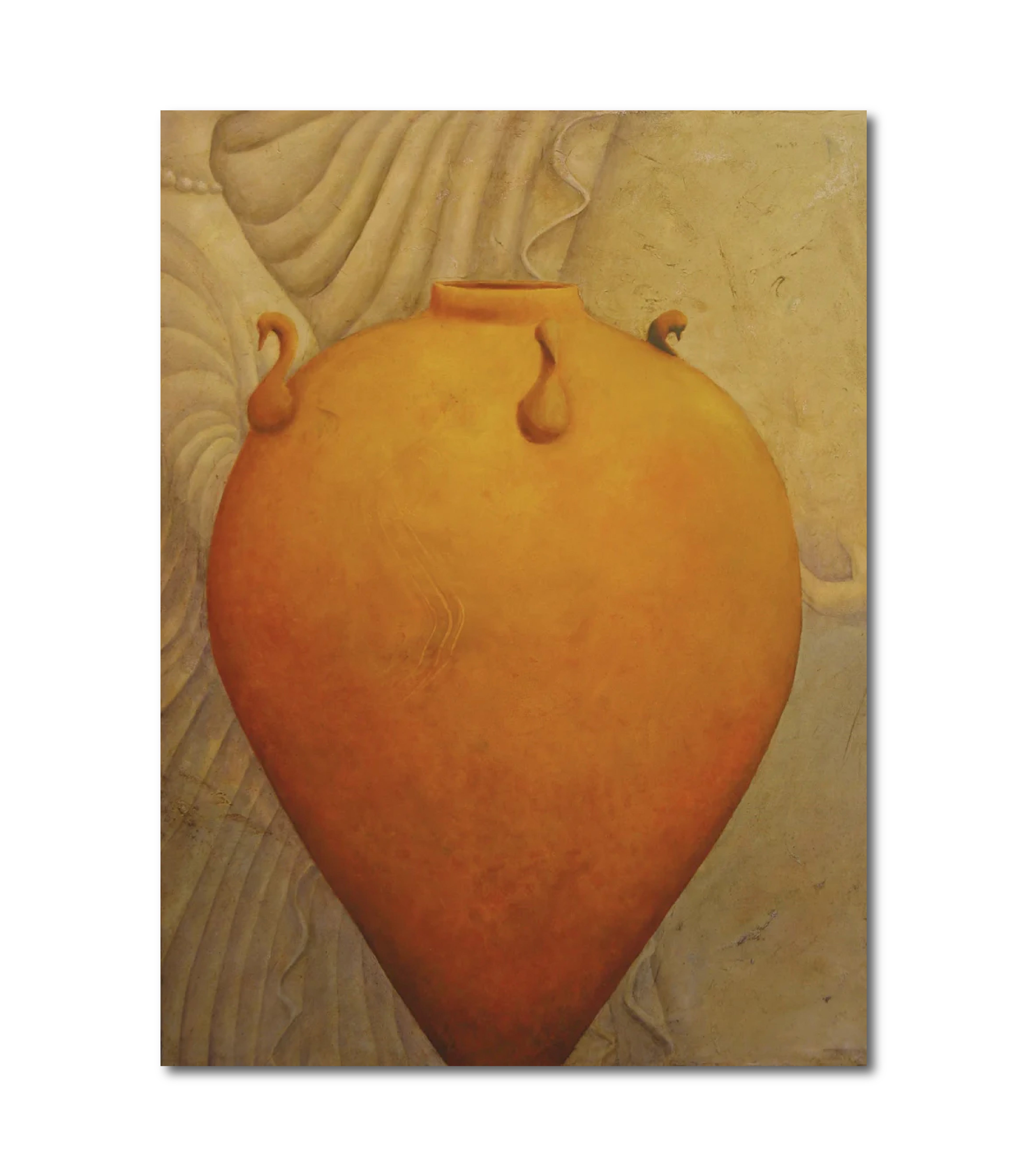 'YELLOW URN' - Oil on Canvas
