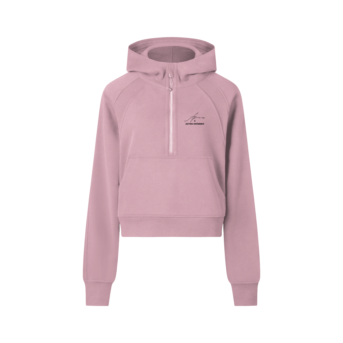 Closet Women Cropped Half-Zip Hoodie ODMPOD