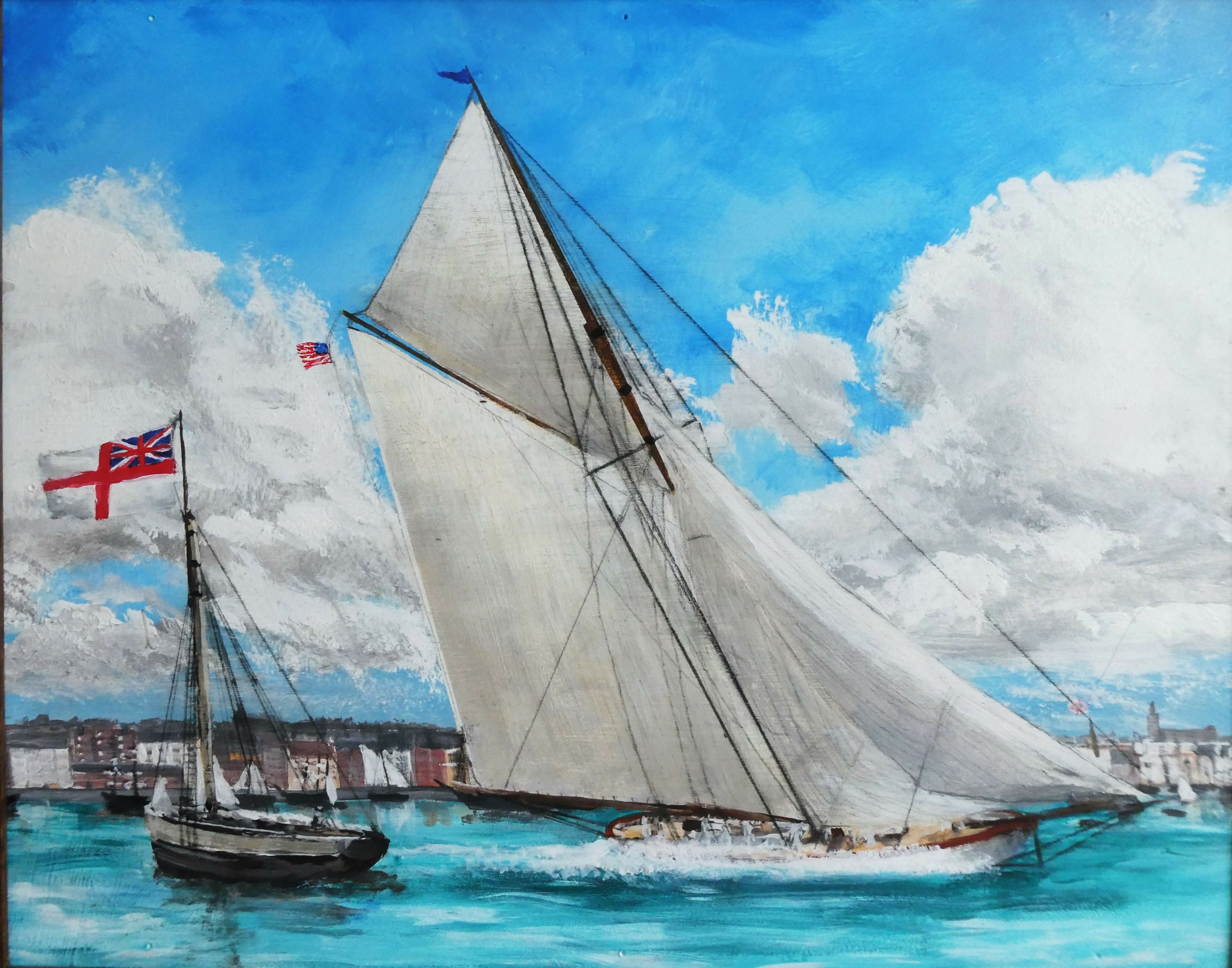 Seascape America's Cup: Vigilant 1893 Jim Fischer