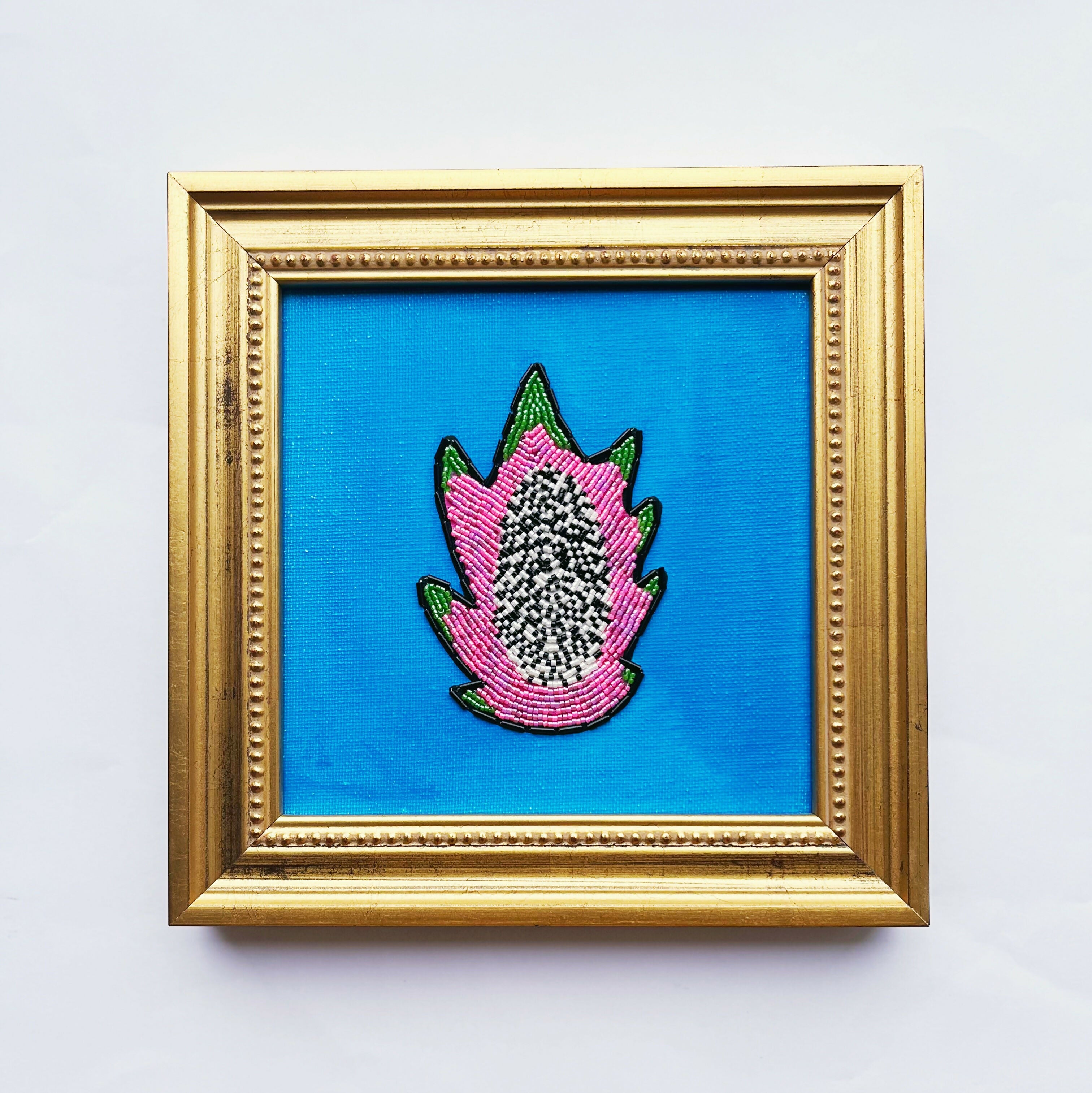 Art Contemporary Mixed Media Pop Art Dazzling Dragon Fruit Jovanitha