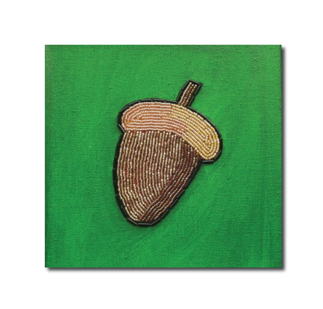 Art Contemporary Mixed Media Pop Art Abundant Acorn Jovanitha