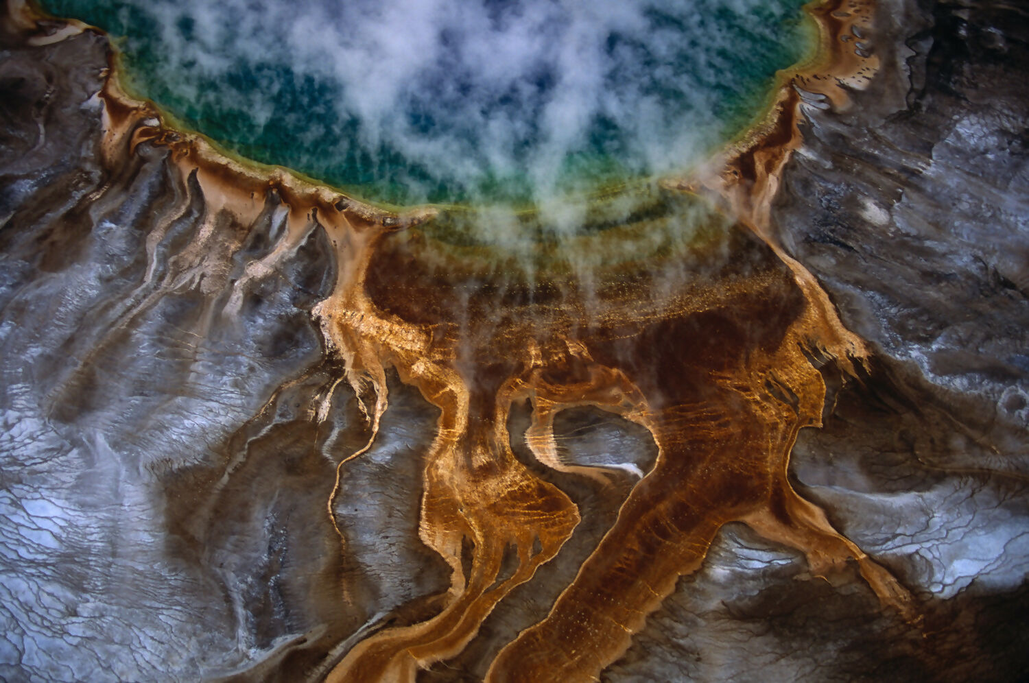 Landscape Photography Grand Prismatic Spring, Yellowstone National Park, Wyoming Peter Essick