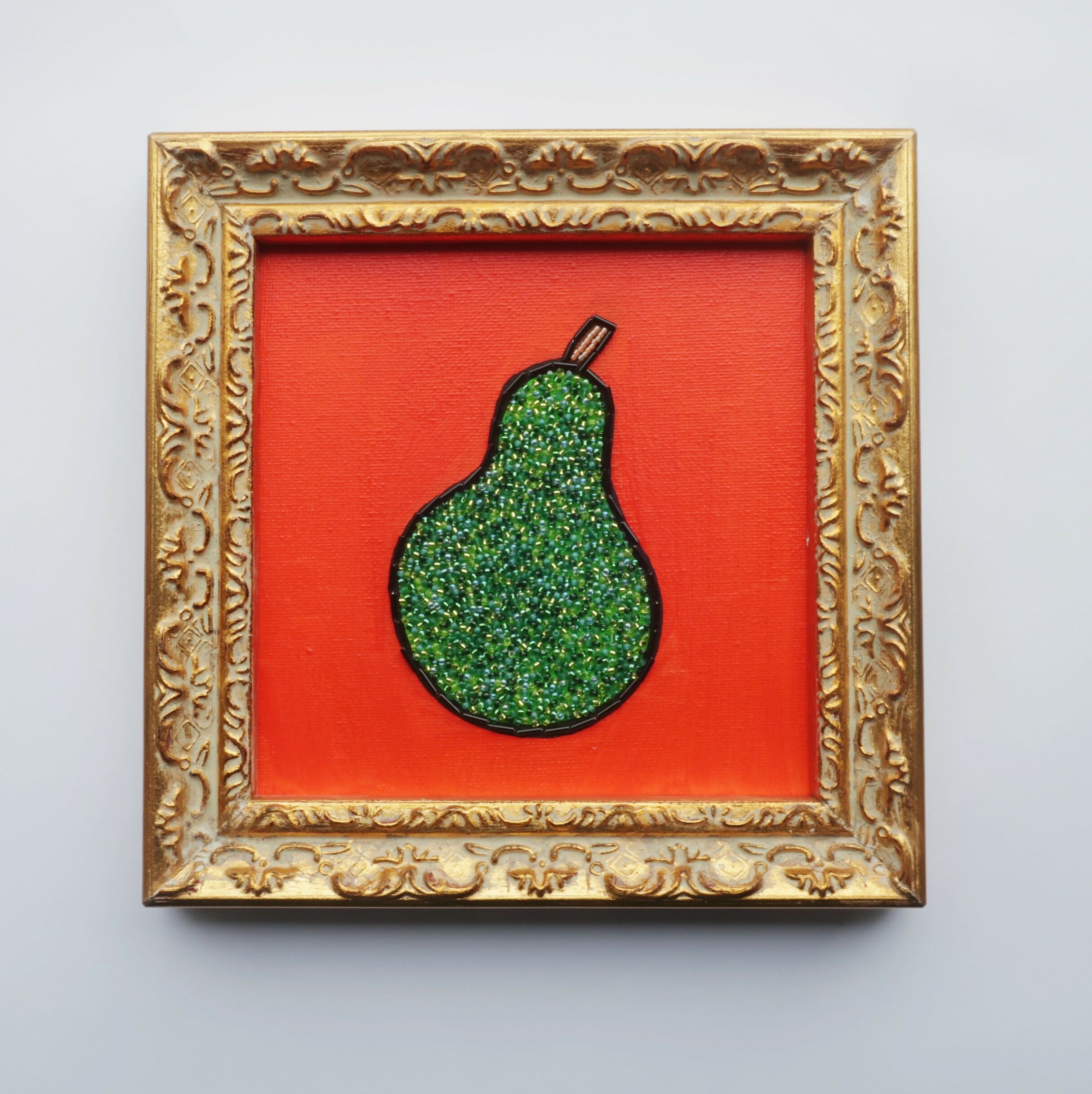 Art Contemporary Mixed Media Pop Art Precious Pear Jovanitha