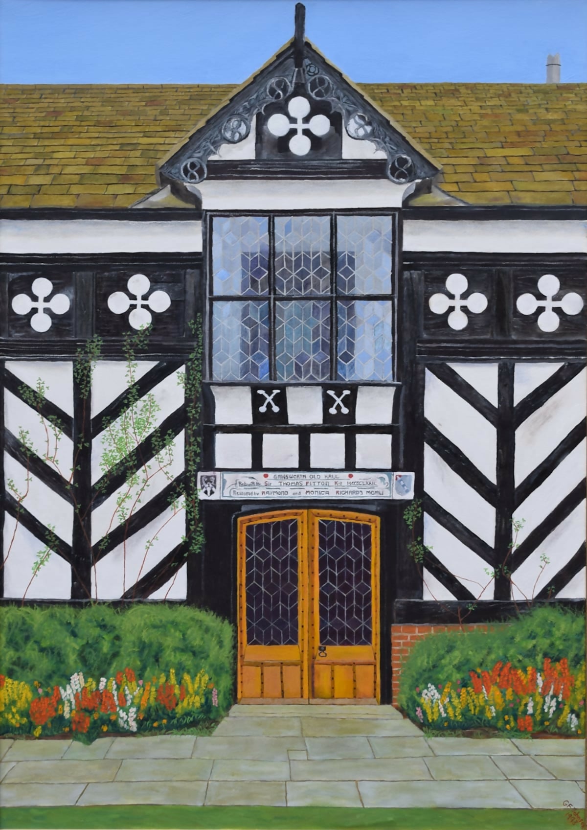 Oil Painting Gawsworth Old Hall GrahamArt