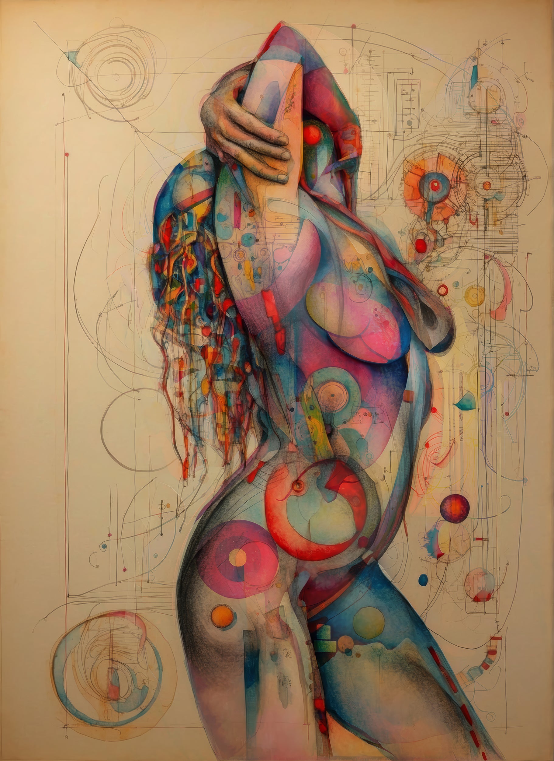 'PAINTED NUDE 4 6 24'
