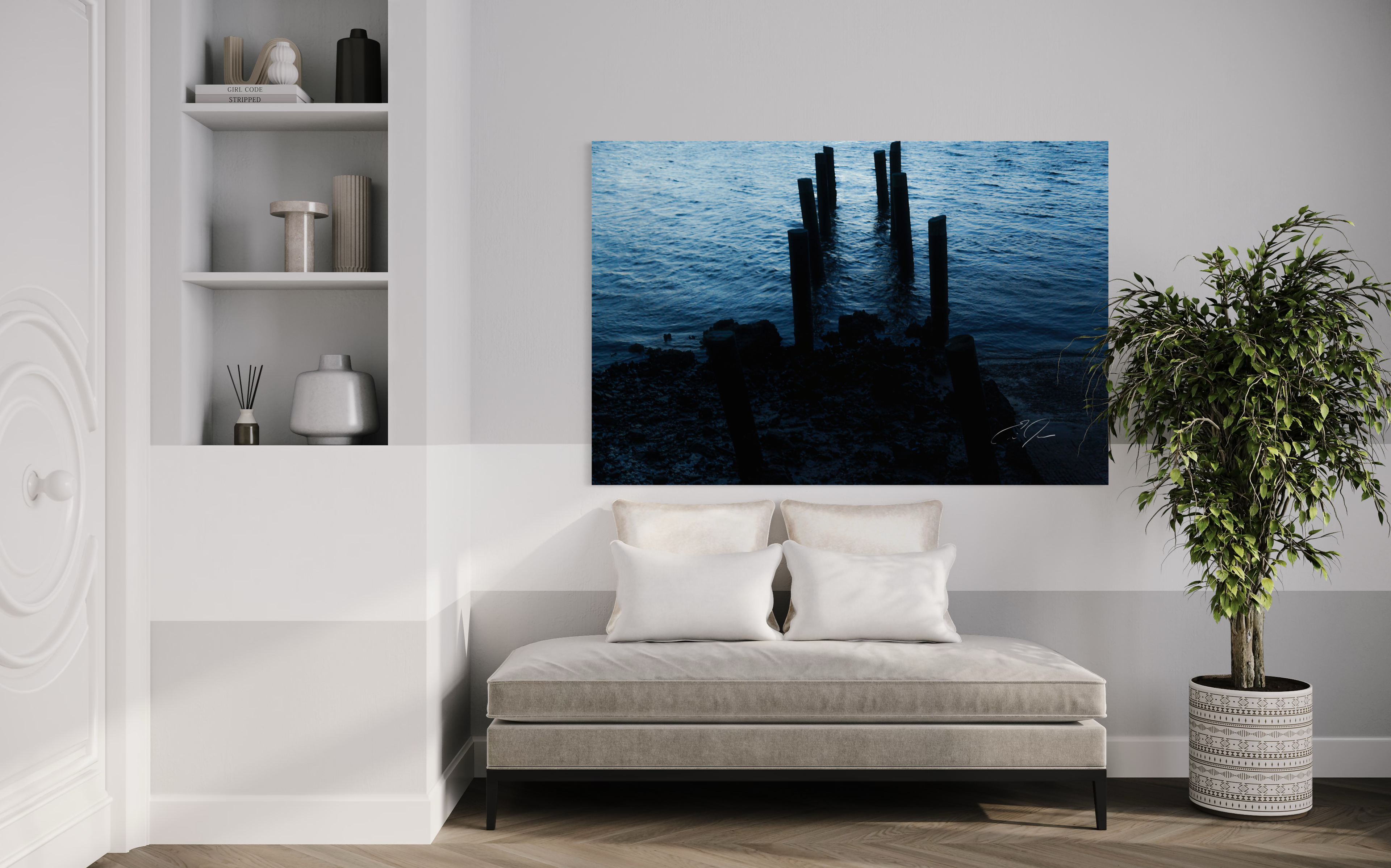 Art Contemporary Landscape Photography Prints Pier's End Eric C. Jackson Studio