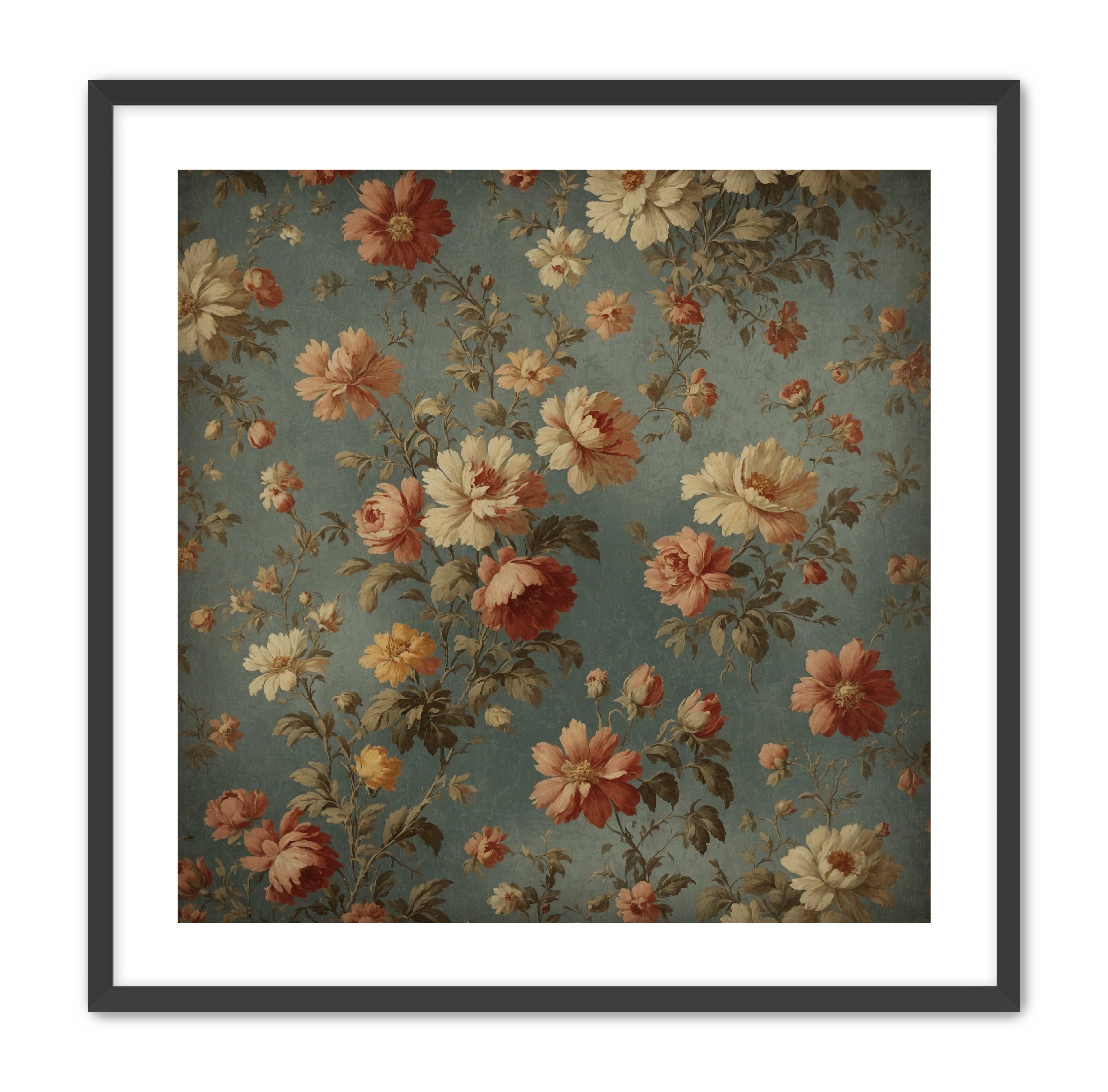 photography Square 'VINTAGE WALLPAPER - 6' Apricus Art Collection