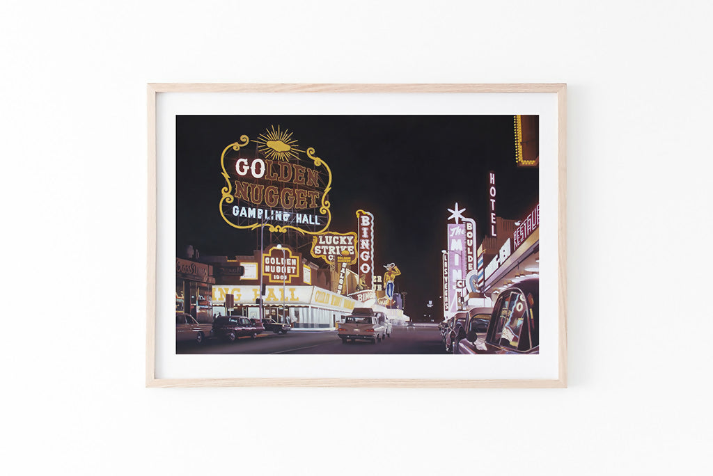 Acrylic Las Vegas 1960 Alex Devereux